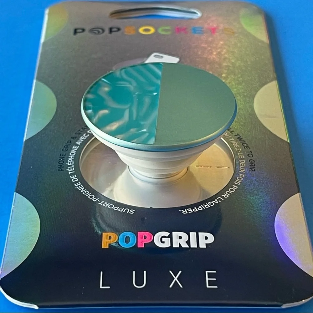 Popsocket - Glam Inlay Acetate Aqua (LUXE)